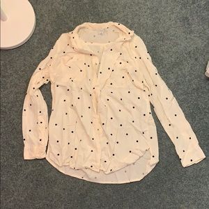 Polka Dot button down!
